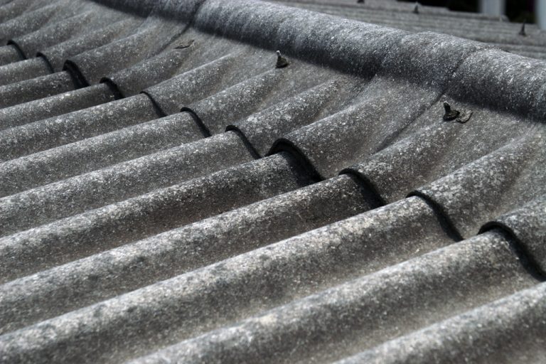 Asbestos roofing