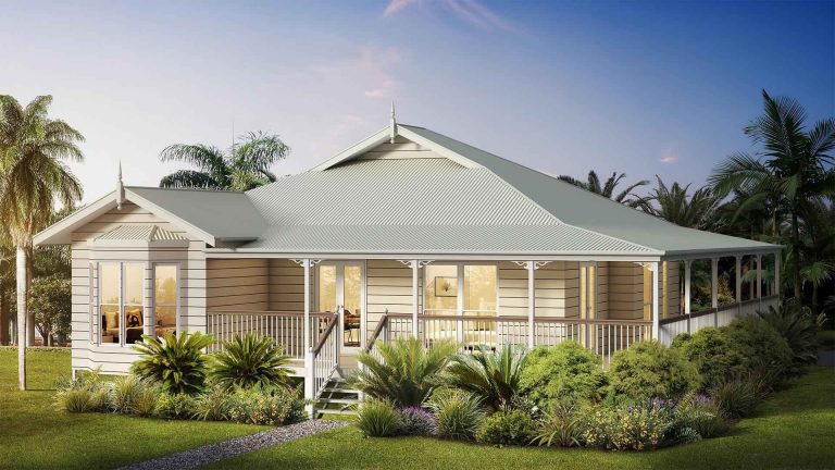 A modern home with a new metal roof