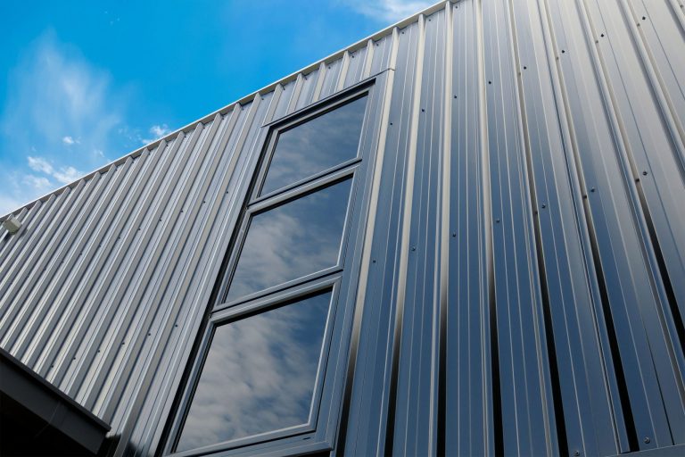 Colorbond steel cladding on a home.