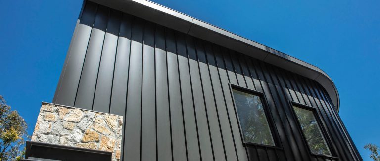 Colorbond metal wall cladding