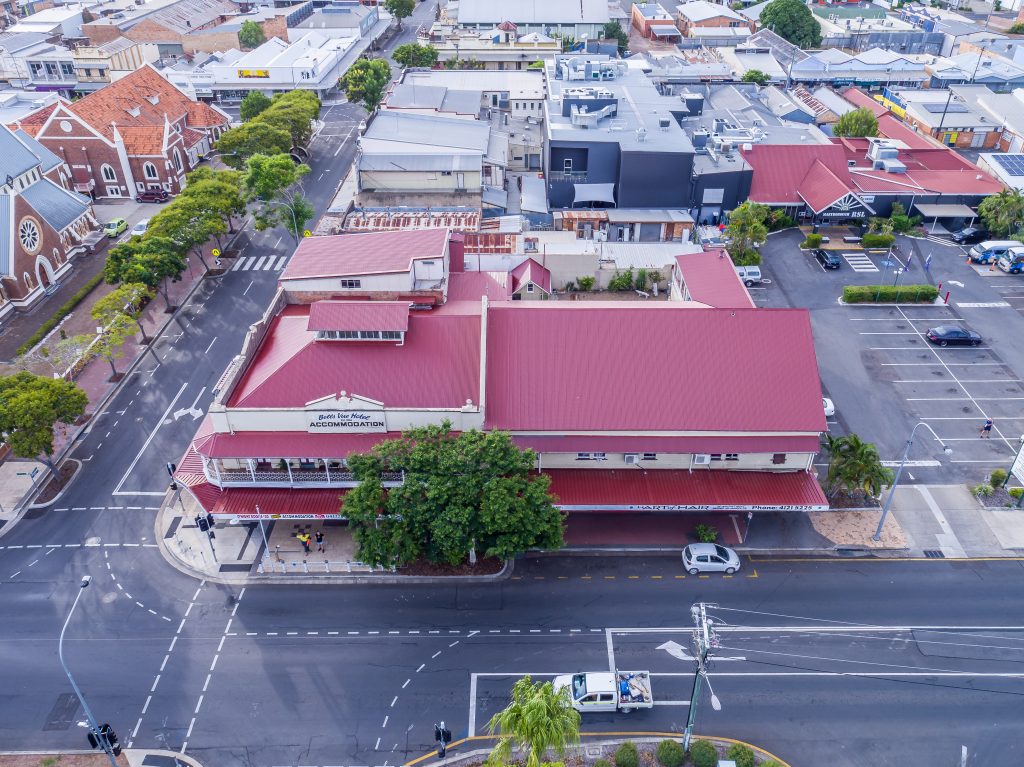 View of a roof after a colorbond roof replacement