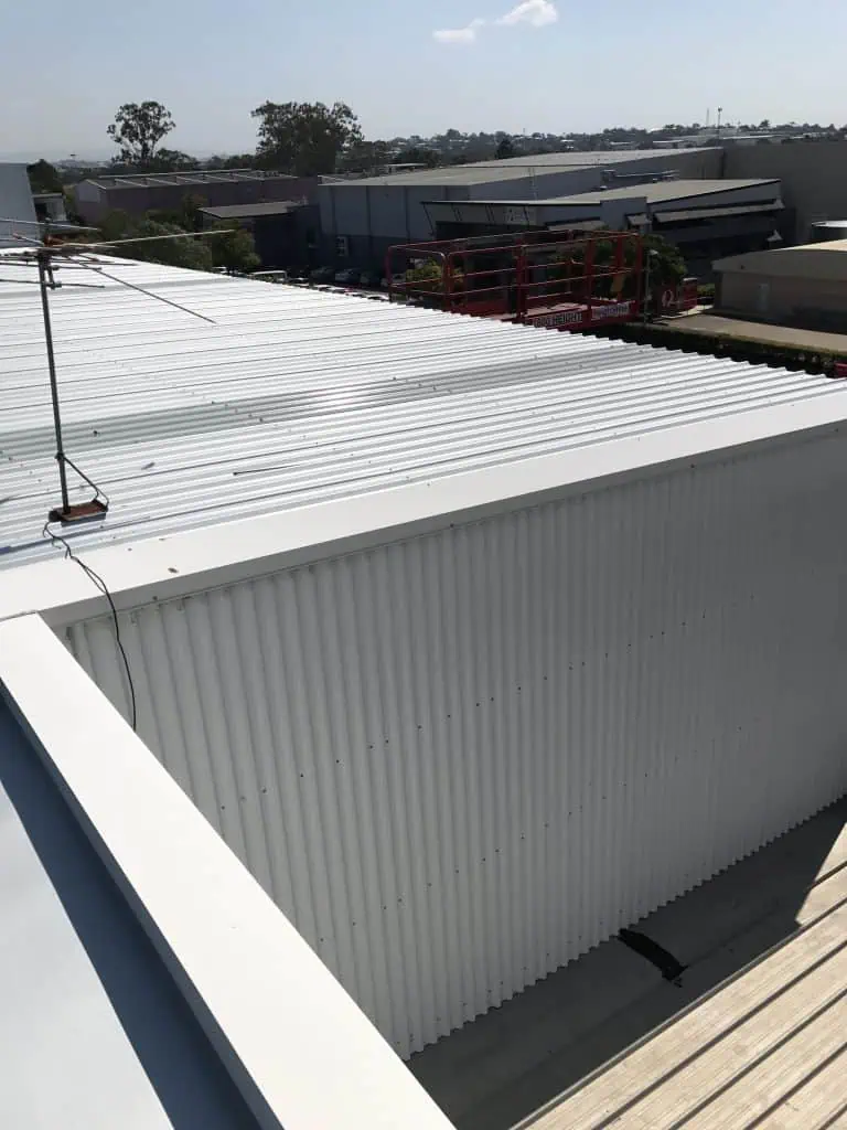 Commercial metal roof