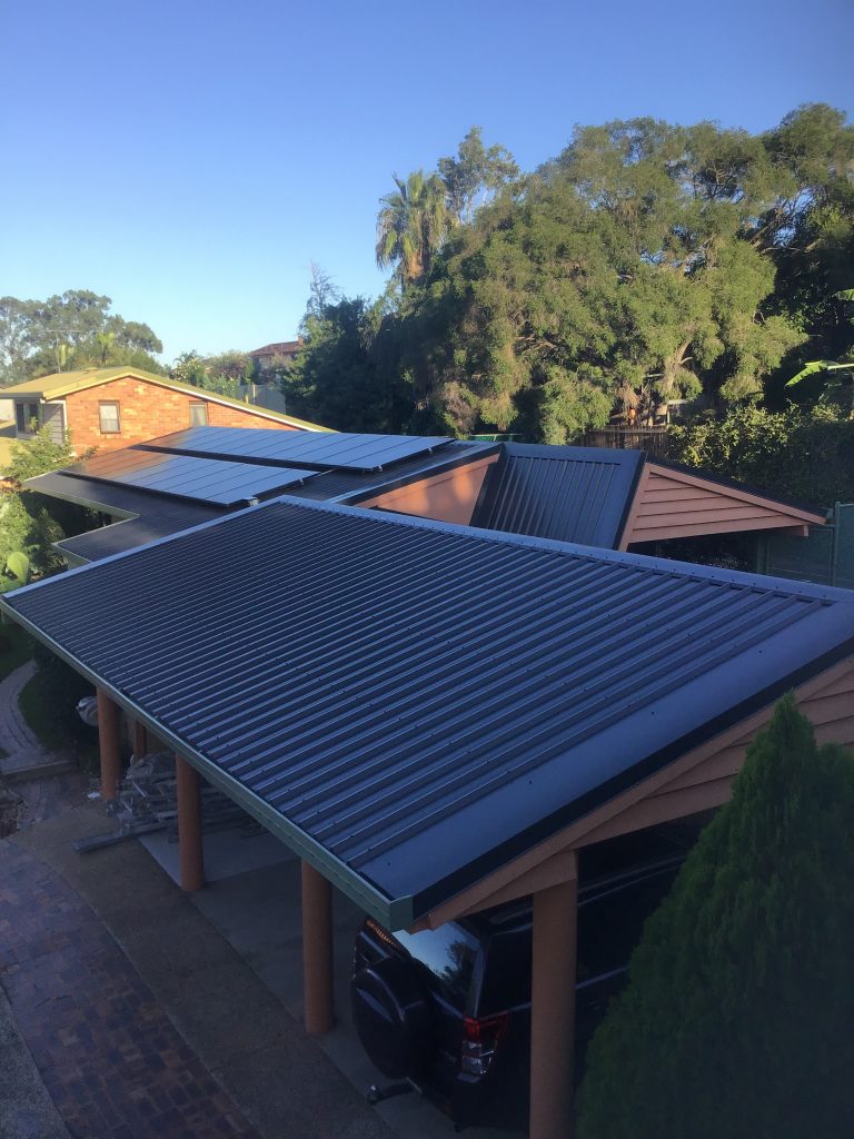 new colorbond metal roof in Ferny Grove