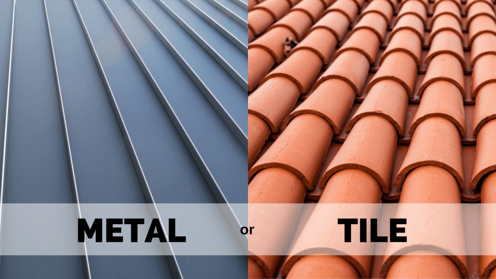 Metal or tile roof, which is better? comparison image