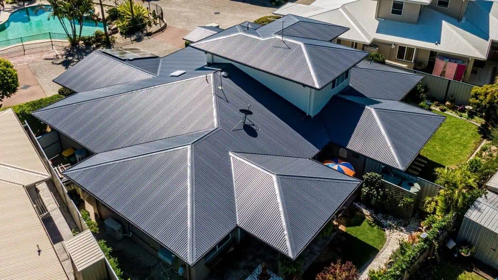 stunning new roof on a building